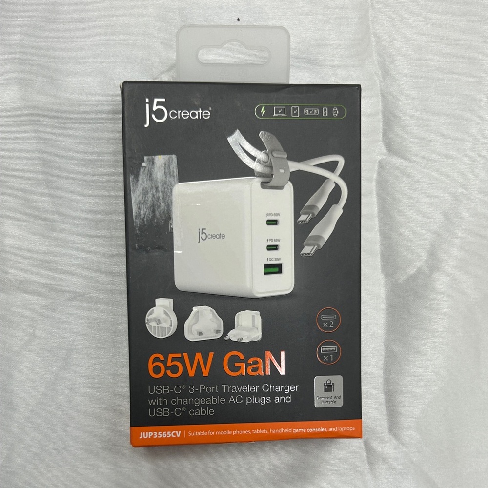j5create 65W GaN USB-C Charger